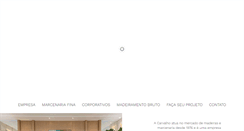 Desktop Screenshot of carvalhomadeiras.com.br